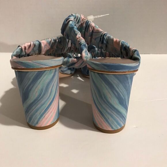 Deltan Sandals Women's Size 8 Mint Three Band Slide Round Heel NWOT - Picture 13 of 13